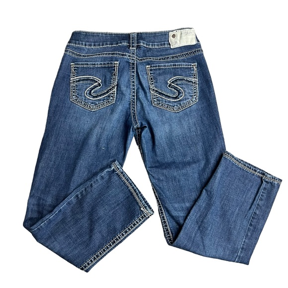 Silver Suki women’s straight leg low rise jeans SZ 27 - Picture 2 of 9